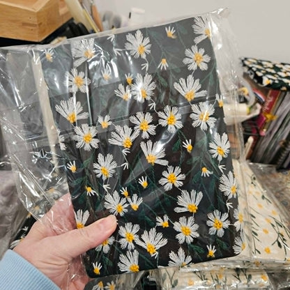 A5 Embroidered Fabric Journal Notebook Cover (1 piece)