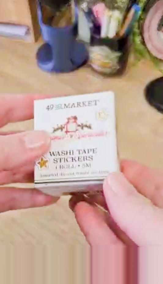 Christmas Spectacular Washi Tape Stickers - 49 and Market