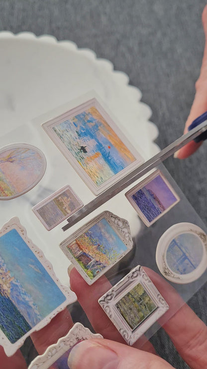 Art Gallery 3D Sticker Set (2 sheets)