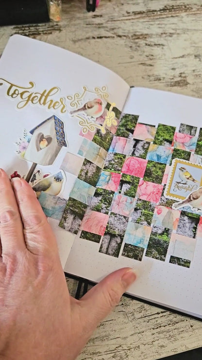Feathered and Floral A5 Journaling Kit (5 x A5 Double Layouts)