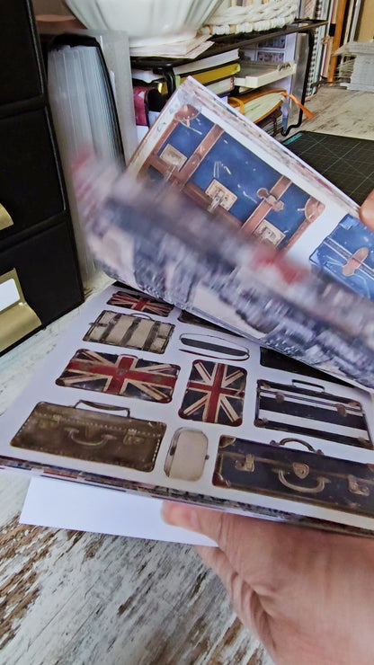 London Patterned Paper Pad - Scrapbook Resource Co from the UK