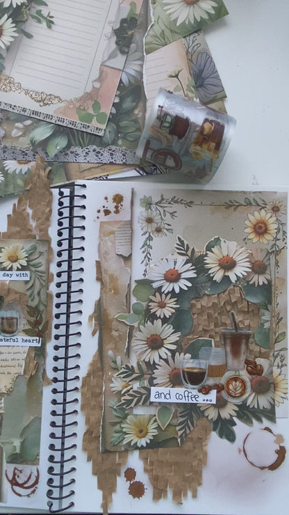 Coffee Life PET Matte Sticker Roll 5m - The Turtle Journal