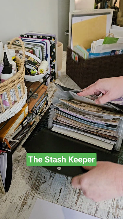 The Stash Keeper - A5 Paper and Scrap Organiser