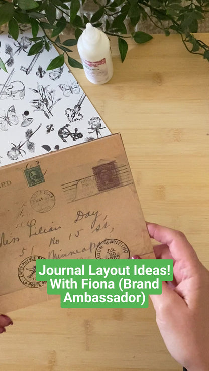 A5 Old World Patterned Papers (12 Pack)