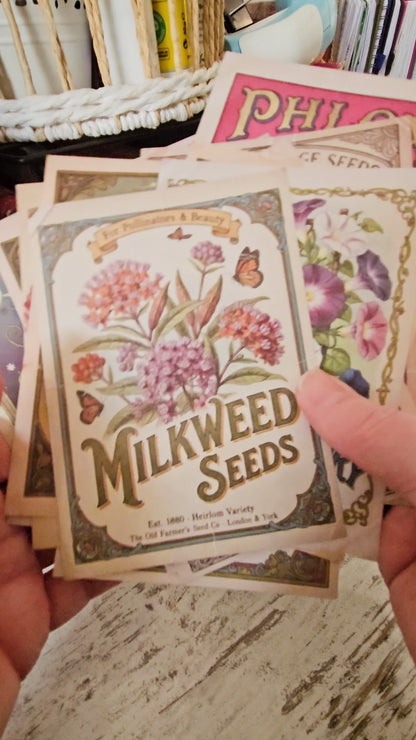 Spring Seeds Ephemera Patterned Papers Set - A6 (15 pack)