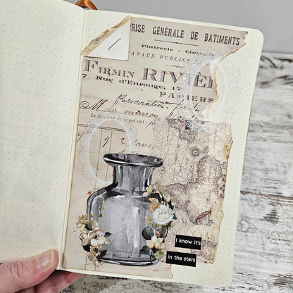 A5 Vintage Patterned Paper Packs (15 pieces) - Rachel The Turtle Journal - Botanicals - -A5 Vintage Patterned Paper Packs (15 pieces) - Rachel The Turtle Journal - Patterned Papers for Scrapbooking Journaling Backgrounds A5 pack bundle journaling essentials beginner supplies Australian scrapbooking cardmaking collage supply vintage worn aged paper embellishments