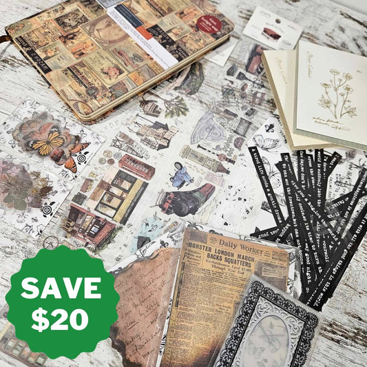 Beginner Papercraft Bundle: Shop and Save! - Rachel The Turtle Journal - Beginner Bundle (130 pieces) - -