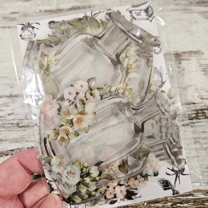 Pastel Watercolour Bottle Sticker Set - 18 pieces - Rachel The Turtle Journal - Champagne - -
