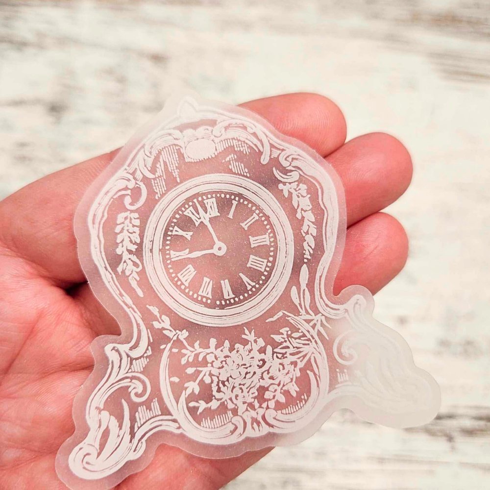 Romanesque Relics Sticker Sets - 10 pieces - Rachel The Turtle Journal - Grandfather Clocks - -