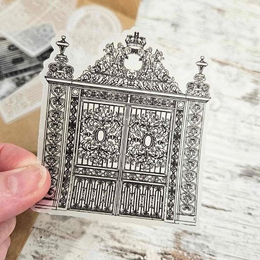 Romanesque Relics Sticker Sets - 10 pieces - Rachel The Turtle Journal - Palace Gates - -